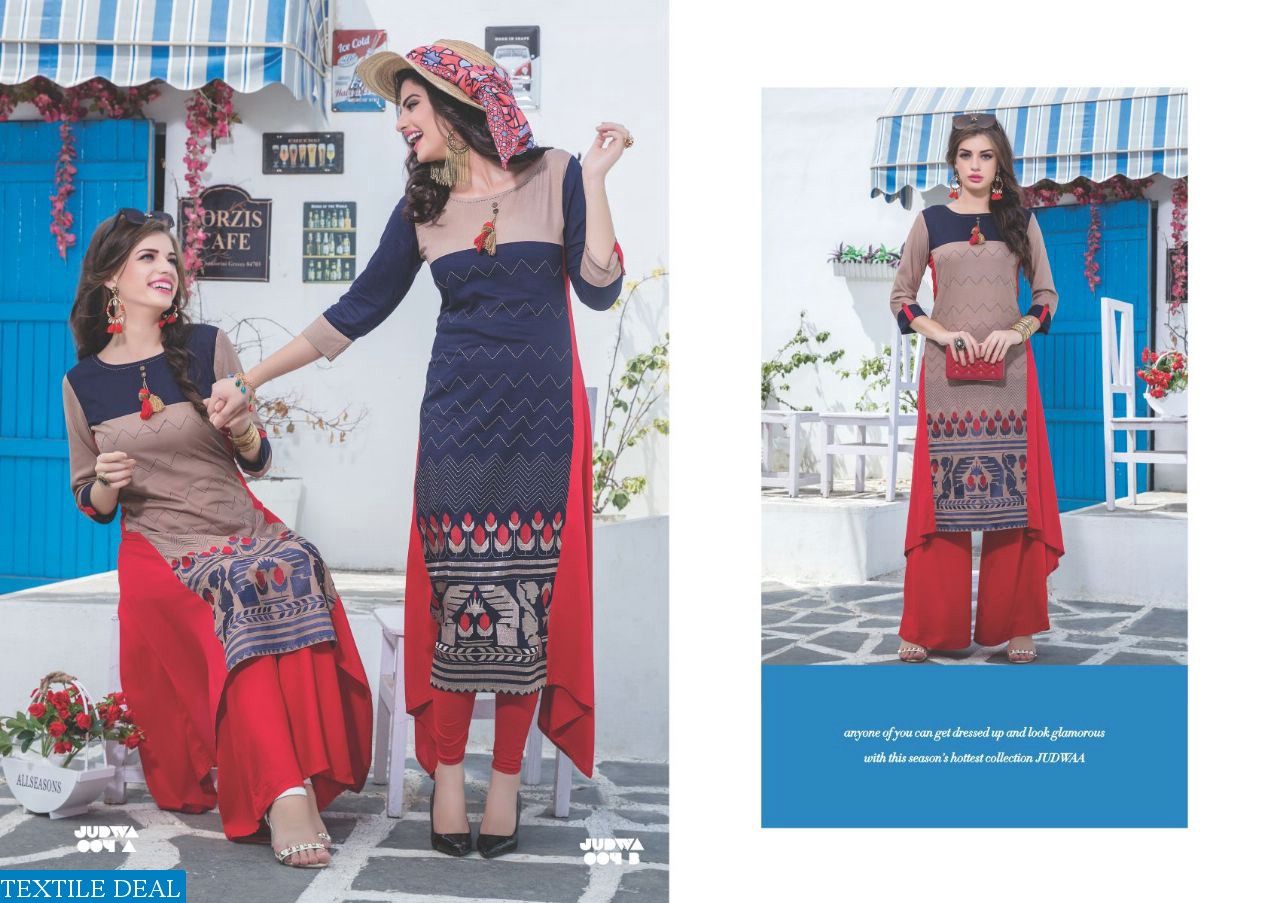 S4u Judwa Wholesale Ready made long kurtis